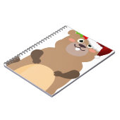 サンタクロースのクリスマスゴーパー ノートブック (左側)