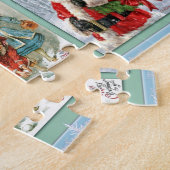 サンタクロースのクリスマスジグソーパズルキッズギフト ジグソーパズル (側面)