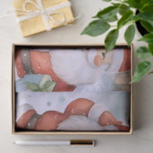 サンタクロースのクリスマスツリーズドッグクリスマス 薄葉紙 (ギフト)