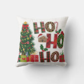 サンタクロースのクリスマスデコレーションピラロケースクリスマス クッション (裏面)