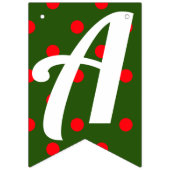 サンタクロースのクリスマスハッピーホリデー バンティングフラッグ (第3の旗)