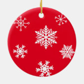 サンタクロースのクリスマスパーソナライズされた夫妻 セラミックオーナメント (裏面)