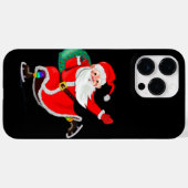 サンタクロースのクリスマスプレゼントカスタムカラー Case-Mate iPhoneケース (裏面 (横))