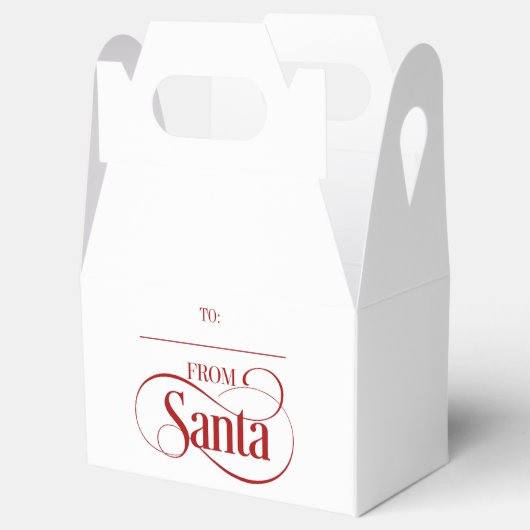 サンタクロースのクリスマスホリデーから フェイバーボックス (オープン)