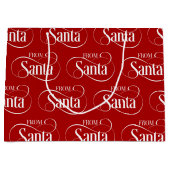 サンタクロースのクリスマスホリデーから ラージペーパーバッグ (正面)
