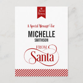 サンタクロースのクリスマスホリデーポストカードから シーズンポストカード