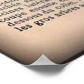 サンタクロースのクリスマスポスター ポスター (角)