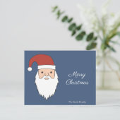 サンタクロースのクリスマスポストカード ポストカード (スタンド正面)