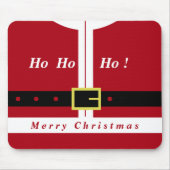 サンタクロースのクリスマスマウスパッド マウスパッド (正面)