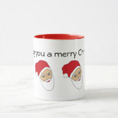 サンタクロースのクリスマスマグ マグカップ (中央)