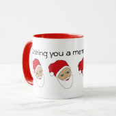 サンタクロースのクリスマスマグ マグカップ (正面左)