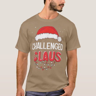 サンタクロースのクリスマスマッチングに挑戦する衣装 Tシャツ