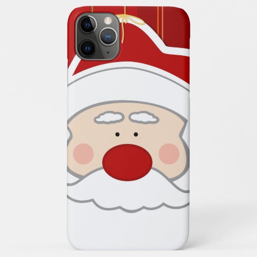 サンタクロースのクリスマスユーモア Case-Mate iPhoneケース (裏面)