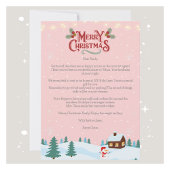 サンタクロースのクリスマスレターカード シーズンカード