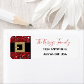 サンタクロースのクリスマス住所 シール、 ラベル (インサイチュ)