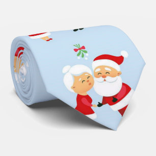 サンタクロースのクリスマス夫妻 ネクタイ