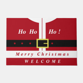 サンタクロースのクリスマス様式 ドアマット