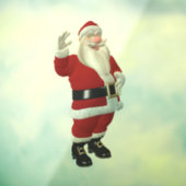 サンタクロースのクリスマス窓がしがみつく ウィンドウサイン (シート3)