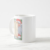 サンタクロースのクリスマス詩 コーヒーマグカップ (正面左)