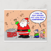 サンタクロースのクリスマス8の小さいトナカイ シーズンポストカード (正面)