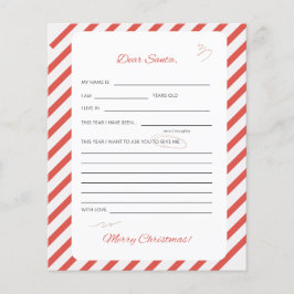 サンタクロースのクリスマス チラシ