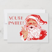 サンタクロースのクリスマス・パーティ2016の招待状 招待状 (正面)