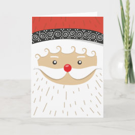 サンタクロースのクリスマス モチーフ シーズンカード