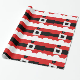 サンタクロースのクリスマス ラッピングペーパー