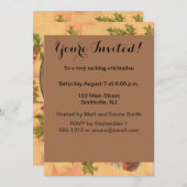 サンタクロースのクリスマス ヴィンテージ ポートレート 招待状 (正面/裏面)