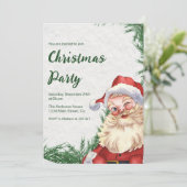 サンタクロースのクリスマス 招待状 (スタンド正面)
