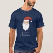 サンタクロースのクリスマスTシャツ Tシャツ (正面)