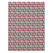 サンタクロースのクロシェ模様 テーブルクロス (正面)