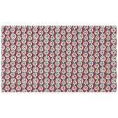 サンタクロースのクロシェ模様 テーブルクロス (正面(横))