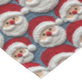 サンタクロースのクロシェ模様 テーブルクロス (アングル)