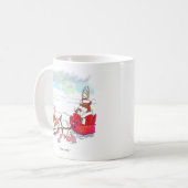 サンタクロースのクーデターの両面マグカップ コーヒーマグカップ (正面左)