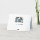 サンタクロースのグリーティングカード シーズンカード (裏面)