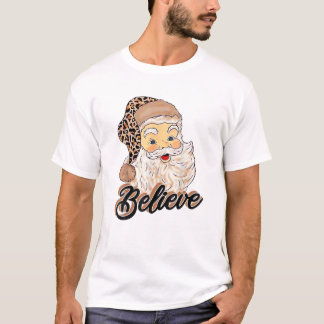サンタクロースのコスチュームと Tシャツ