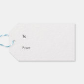 サンタクロースのコーヒータイム ギフトタグ (裏面横)