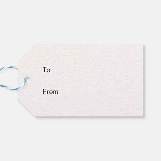 サンタクロースのコーヒータイム ギフトタグ (裏面横)