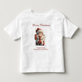 サンタクロースのシーサイン ファミリーTシャツ トドラーTシャツ