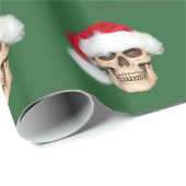 サンタクロースのスカル ラッピングペーパー (ロールコーナー)