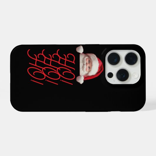 サンタクロースのスマホケース iPhoneケース (裏面横)