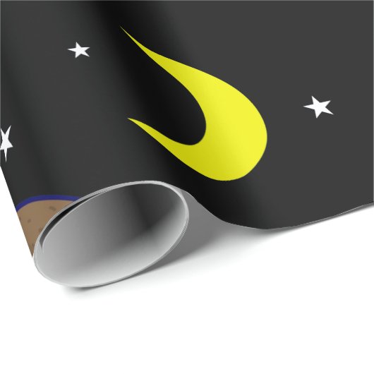 サンタクロースのスロートクリスマス ラッピングペーパー (ロールコーナー)