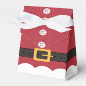 サンタクロースのスーツのギフトカードボックス |クリスマスマネー フェイバーボックス (正面サイド)