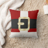 サンタクロースのスーツのクリスマス クッション (ブランケット)