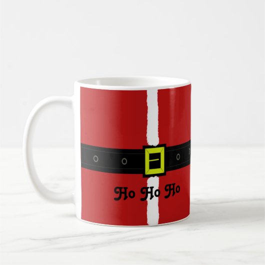サンタクロースのスーツ コーヒーマグカップ (左)