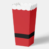 サンタクロースのスーツ、メリークリスマスポップコーン フェイバーボックス (裏面)