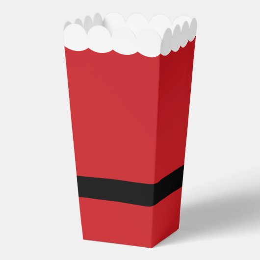 サンタクロースのスーツ、メリークリスマスポップコーン フェイバーボックス (裏面)