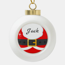 サンタクロースのスーツ（名前あり）