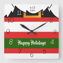 サンタクロースのズボンとヒゲのメリークリスマス